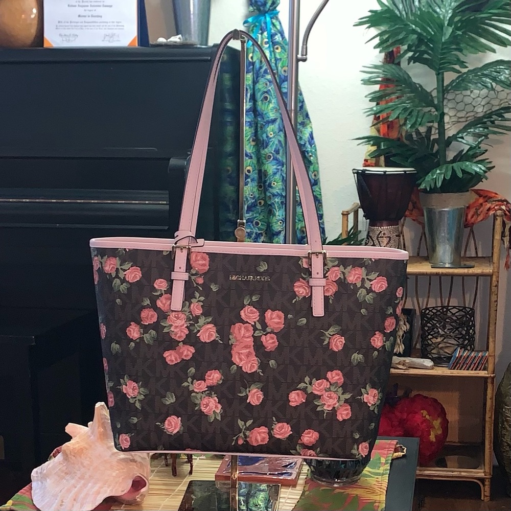 Not Avail. MK Carry All MD Multi Floral Tote